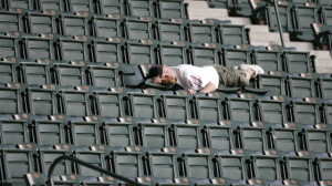 Major-League-Baseball-Fan-Sleeping