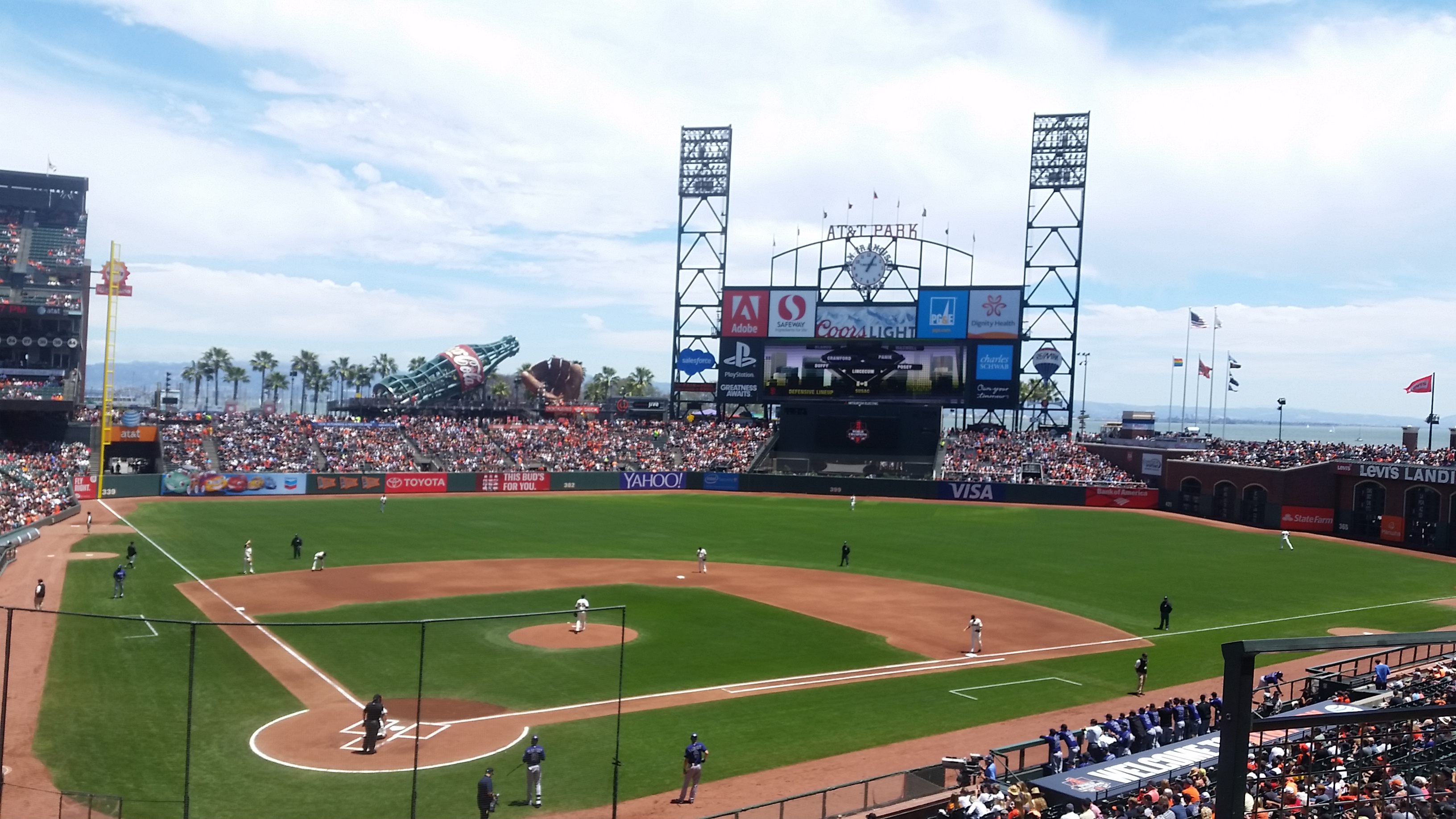 View of the Bay From AT&T Park 